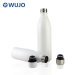 WUJO 17oz/500ml Sublimation Blank Double Wall Stainless Steel Cola Shaped Bottle White