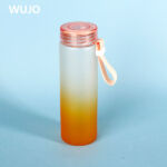 WUJOSUB Factory Direct Glass Sublimation Mug Straight 14oz Sublimation Glass Bottle for DIY