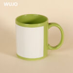 WUJOSUB 11oz Sublimation Mug Supplier Wholesale Colorful Sublimation Patch Mug