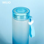 WUJOSUB Factory Direct Glass Sublimation Mug Straight 14oz Sublimation Glass Bottle for DIY