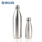 WUJO 17oz/500ml Sublimation Blank Double Wall Stainless Steel Cola Shaped Bottle White