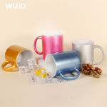 WUJOSUB New Design Ceramic Sublimation Mugs 11oz Pearl Sublimation Mug