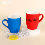WUJOSUB Mug Sentuhan Lembut Sublimasi Bentuk Perut Langsung Pabrik 11oz